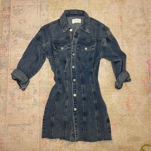 IDEM DITTO CINCHED JEAN DRESS